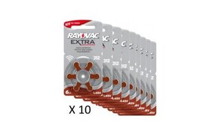 Appareils auditifs Piles auditives Rayovac 312