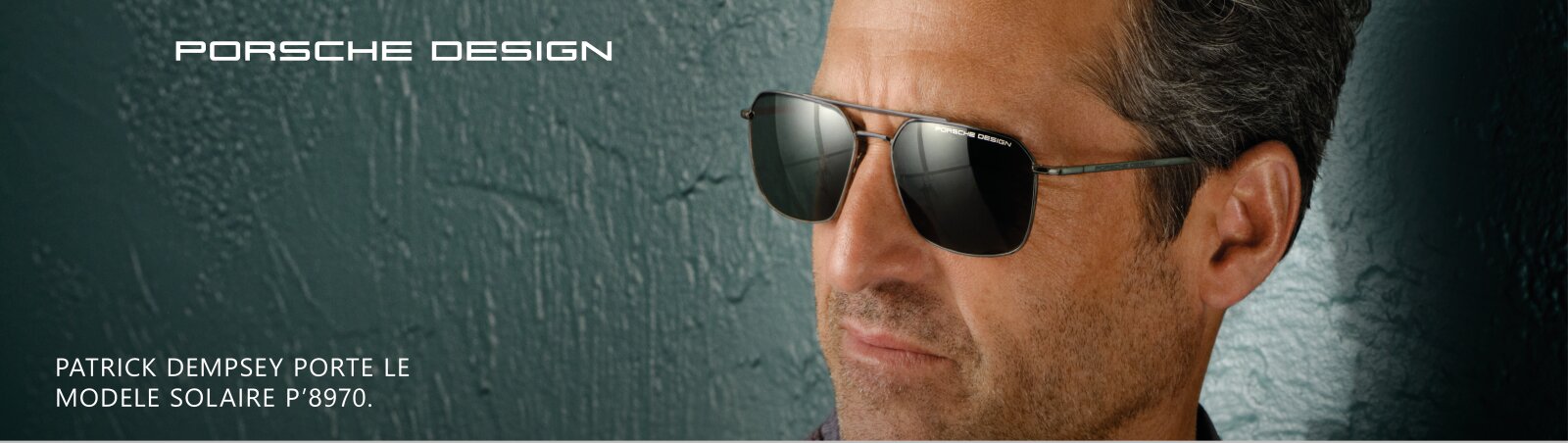 Lunettes de soleil Porsche Design portées par Patrick Dempsey optique sergent