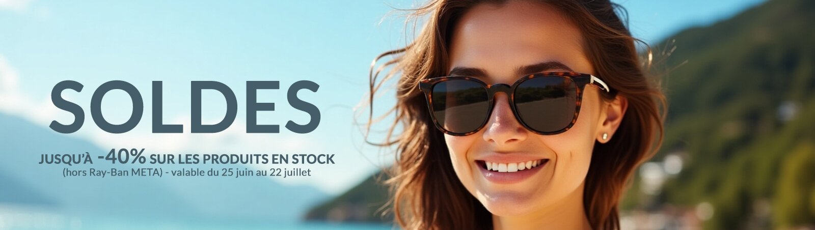 SOLDES D´ETE chez Optique Sergent : jusqu´à -40% sur les produits en stock optique sergent