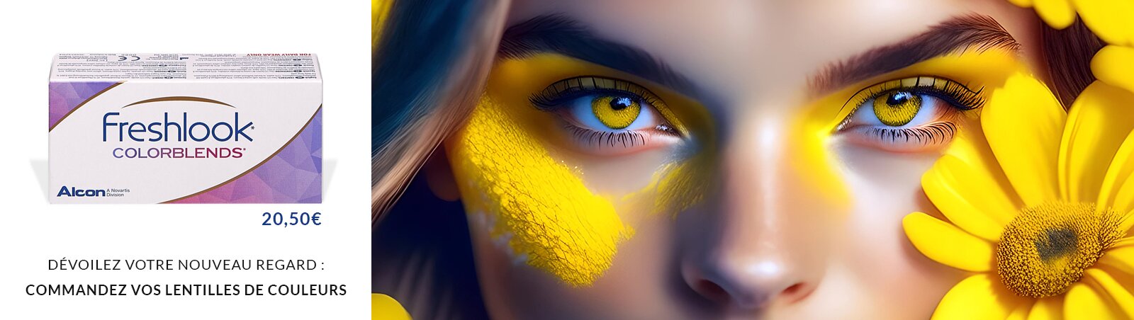 Lentilles de couleurs Alcon Freshlook optique sergent