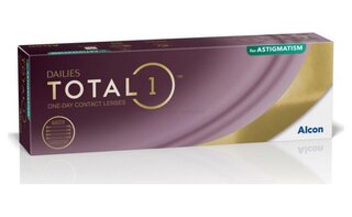 Lentilles de contact DAILIES Total 1 for astigmatism boite de 30 lentilles