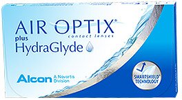 Lentilles de contact Air Optix plus HydraGlyde boite de 3