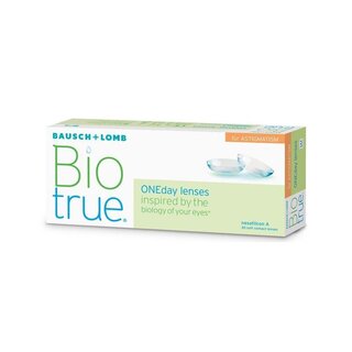 Lentilles de contact BIOTRUE ONEDAY TORIQUES boite de 30