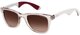 Clear + White + Bordeaux Rubber
