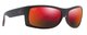 Matte black red