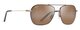 Dark Brown w Gold Stripe