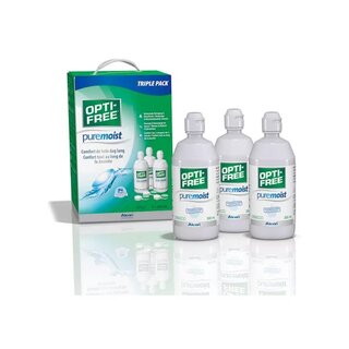 Produits lentilles OPTI FREE PUREMOIST 3 x 300 ML