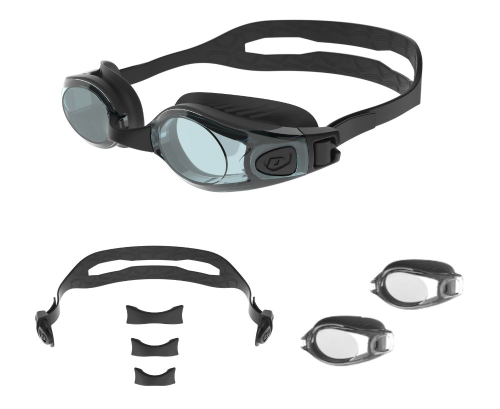 Lunettes de natation correctrices NATD Sangle et coques Optiques